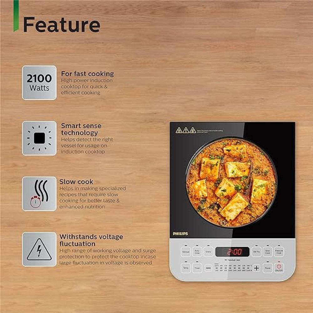 Philips Induction Cooktop - 2100W